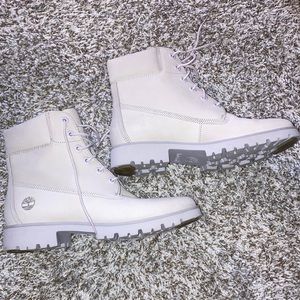 —Size 9.5 Light Purple Timberland Boots